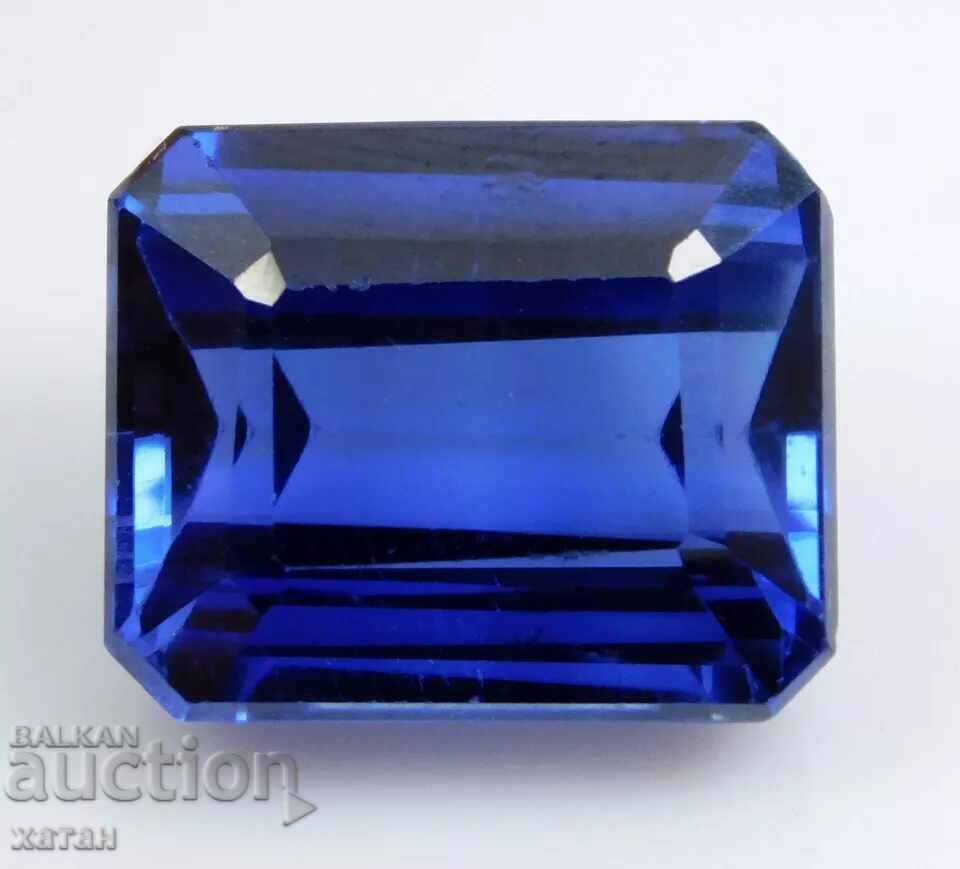 BZC! 12.90 ct natural sapphire facet cert. VGTL from 1 st.!