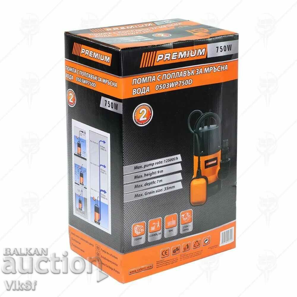 POMPA ELECTRICA DE DRENARE 750W PREMIUM cu preț 120.00 BGN | € 61.36