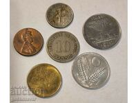 Lot of coins different countries