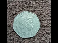 267/ Marea Britanie 50 pence - 1998