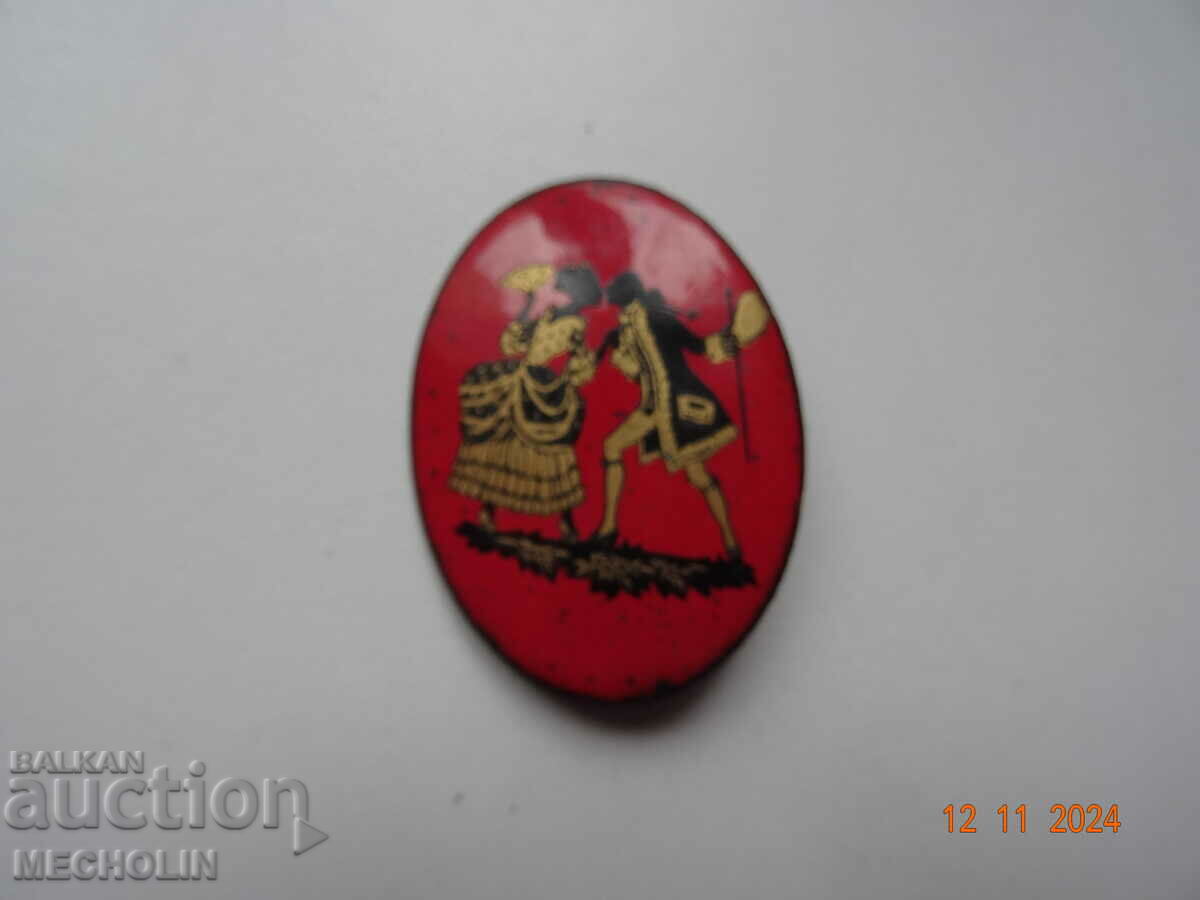 ANTIQUE OLD ENAMEL BROOCH with price 30.00 BGN | € 15.34