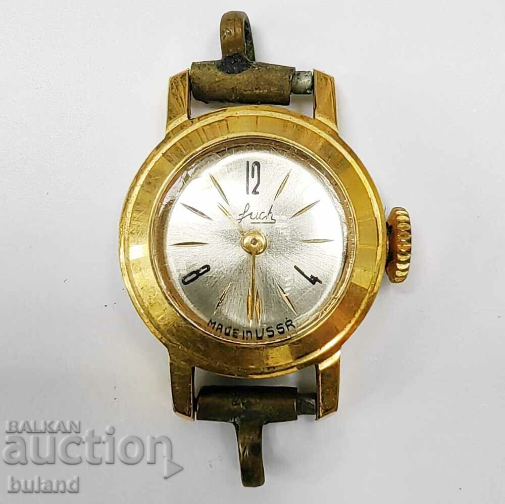 Gold-plated Women's Watch Luch Luch Luch USSR USSR Gold-plated