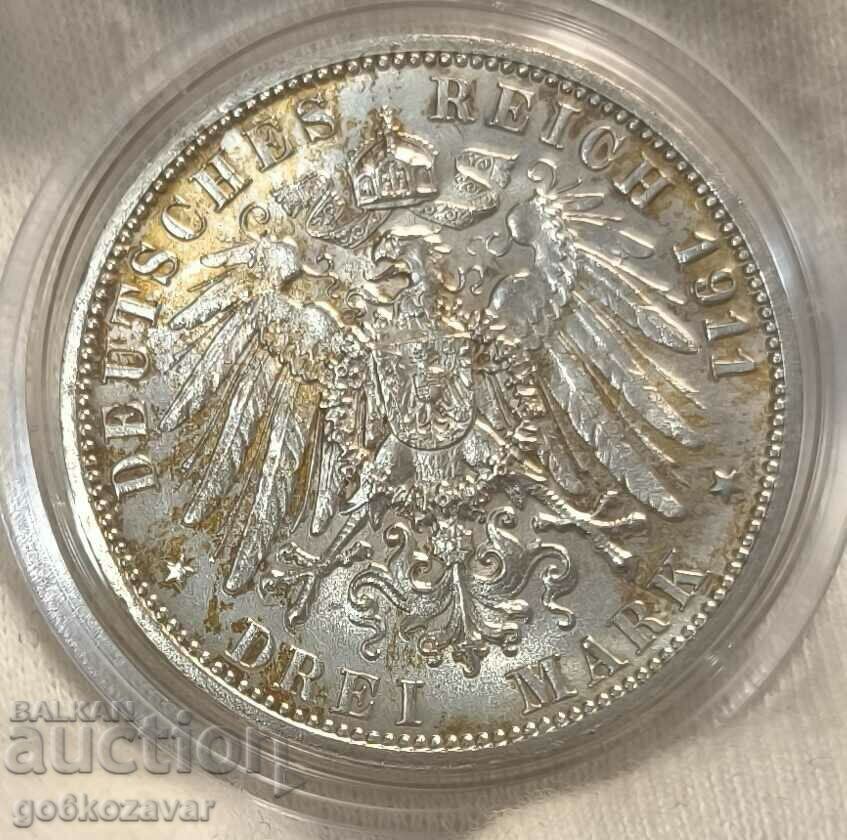 Γερμανία Βυρτεμβέργη 3 γραμματόσημα 1911 Ασήμι! Απόδειξη UNC με τιμή 170.00 BGN | € 86.92 Γερμανία Βυρτεμβέργη 3 γραμματόσημα 1911 Ασήμι! Απόδειξη UNC με τιμή 170.00 BGN | € 86.92