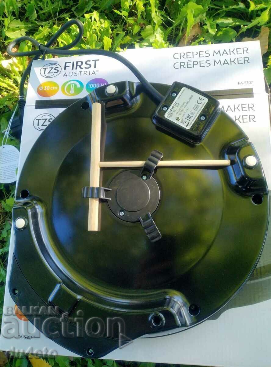 Auction Appliance, stove, pancake plate FIRST AUSTRIA FA-5307, 1000 Auction Appliance, stove, pancake plate FIRST AUSTRIA FA-5307, 1000