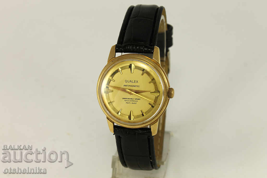 1960's QUALEX French Collector's Gold Plated Watch