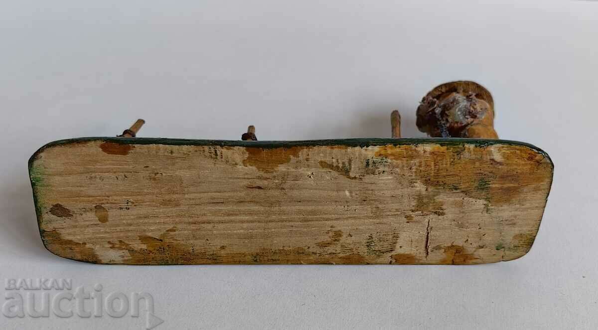 .INTERESTING COMPOSITION OF WOOD SCULPTURE FIGURE - 7 .INTERESTING COMPOSITION OF WOOD SCULPTURE FIGURE - 7