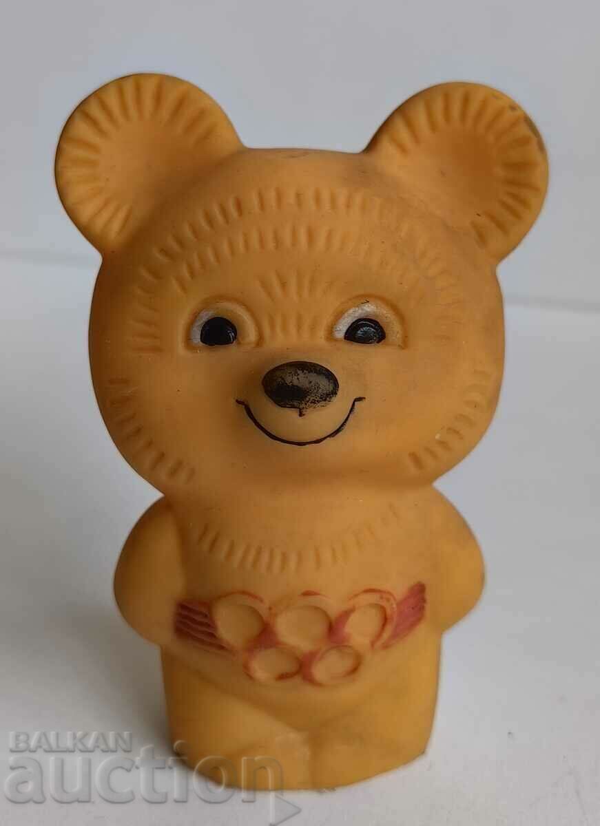 .RUBBER TOY OLYMPIC BEAR MISHA MOSCOW 1980 USSR with price 18.00 BGN | € 9.20 .RUBBER TOY OLYMPIC BEAR MISHA MOSCOW 1980 USSR with price 18.00 BGN | € 9.20
