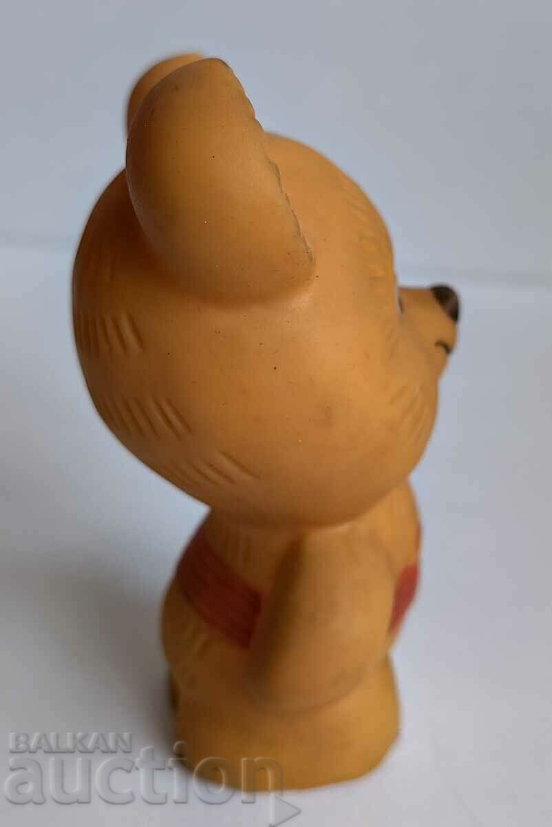 Delivery of .RUBBER TOY OLYMPIC BEAR MISHA MOSCOW 1980 USSR Delivery of .RUBBER TOY OLYMPIC BEAR MISHA MOSCOW 1980 USSR