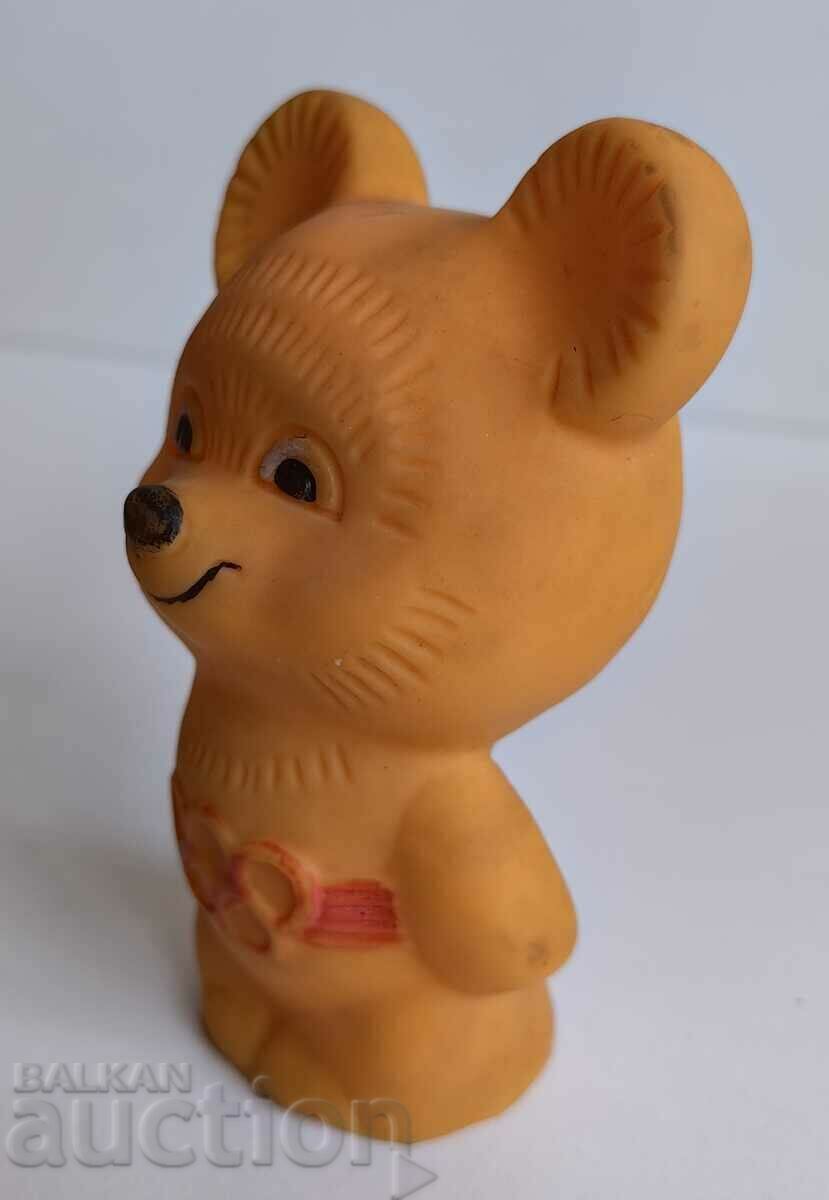 .RUBBER TOY OLYMPIC BEAR MISHA MOSCOW 1980 USSR - 6 .RUBBER TOY OLYMPIC BEAR MISHA MOSCOW 1980 USSR - 6