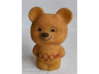 .RUBBER TOY OLYMPIC BEAR MISHA MOSCOW 1980 USSR