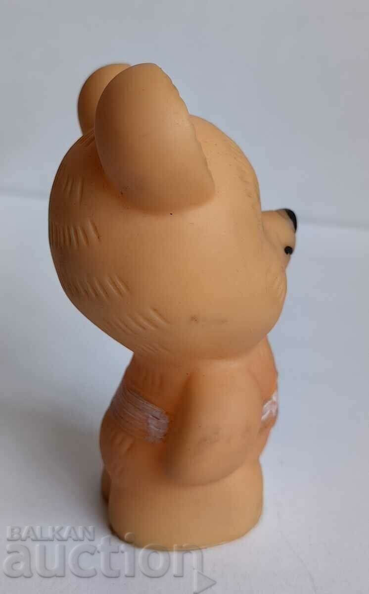 Delivery of .RUBBER TOY OLYMPIC BEAR MISHA MOSCOW 1980 USSR Delivery of .RUBBER TOY OLYMPIC BEAR MISHA MOSCOW 1980 USSR