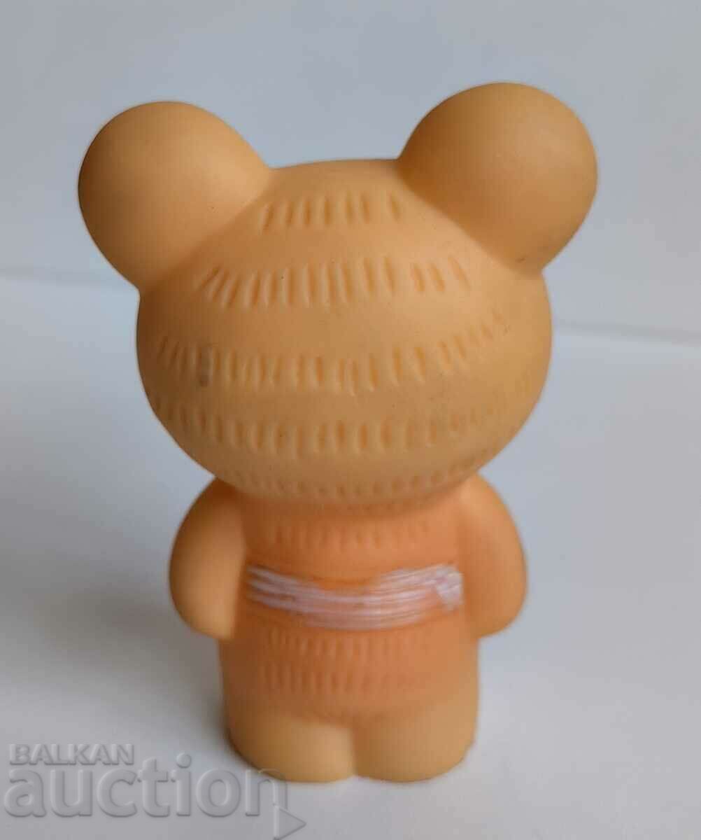 .RUBBER TOY OLYMPIC BEAR MISHA MOSCOW 1980 USSR - 5 .RUBBER TOY OLYMPIC BEAR MISHA MOSCOW 1980 USSR - 5