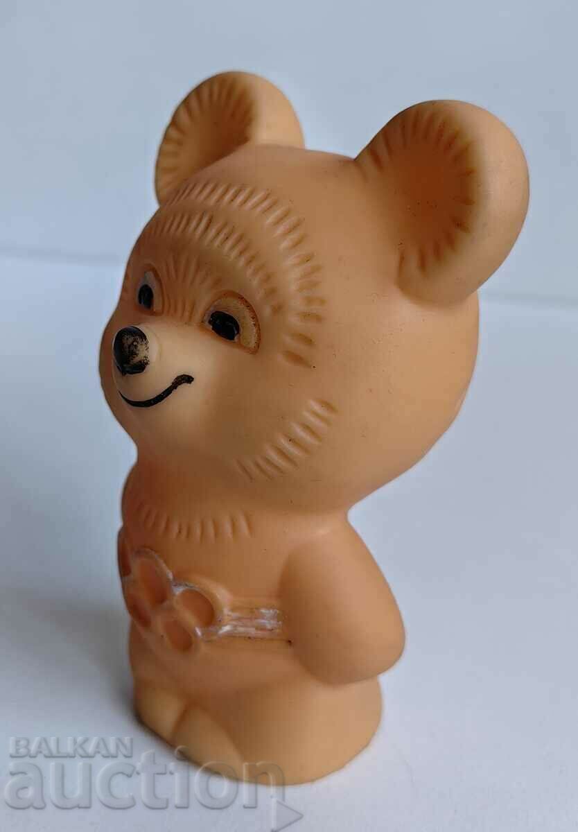 .RUBBER TOY OLYMPIC BEAR MISHA MOSCOW 1980 USSR - 6 .RUBBER TOY OLYMPIC BEAR MISHA MOSCOW 1980 USSR - 6
