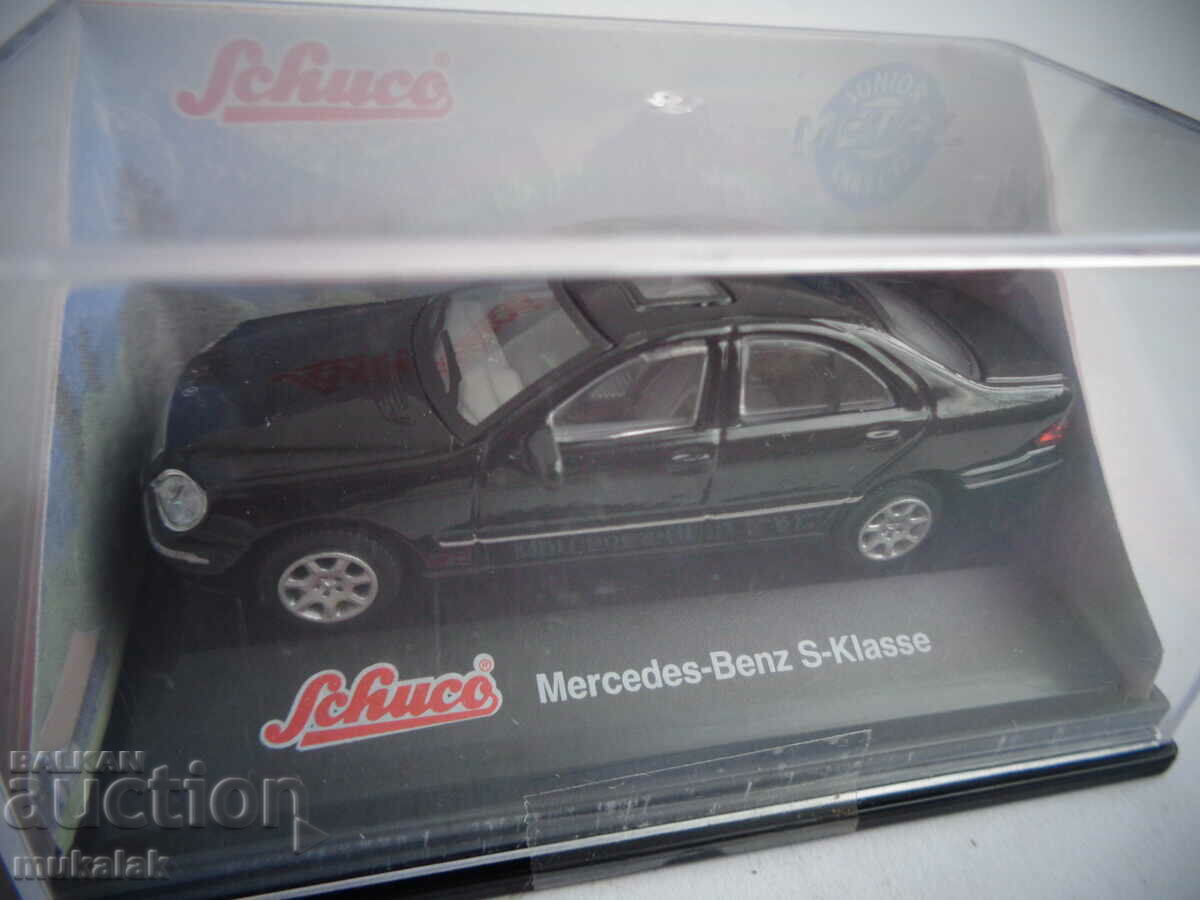 Licitație 1:72 MODEL SCHUCO MERCEDES BENZ S-KLASSE DE JUCĂRII CARRUȚIU
