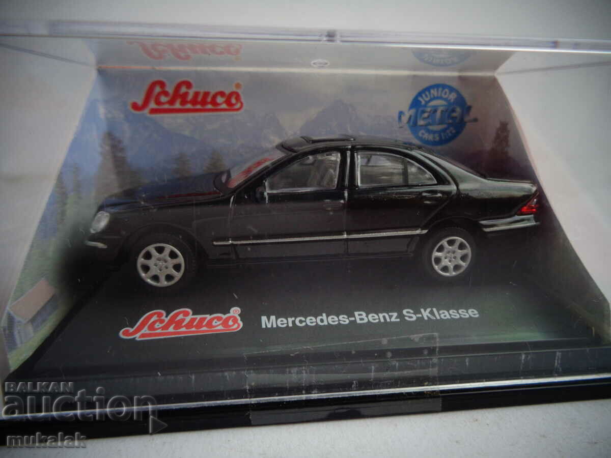 1:72 MODEL SCHUCO MERCEDES BENZ S-KLASSE DE JUCĂRII CARRUȚIU