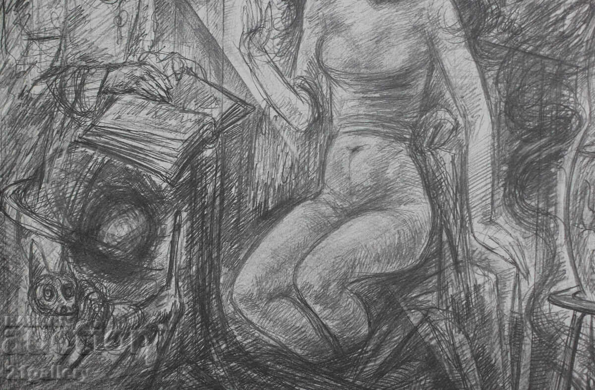 Auction Prof. Petar Chuhovski (1922-1995) Lithograph 1978 Auction Prof. Petar Chuhovski (1922-1995) Lithograph 1978