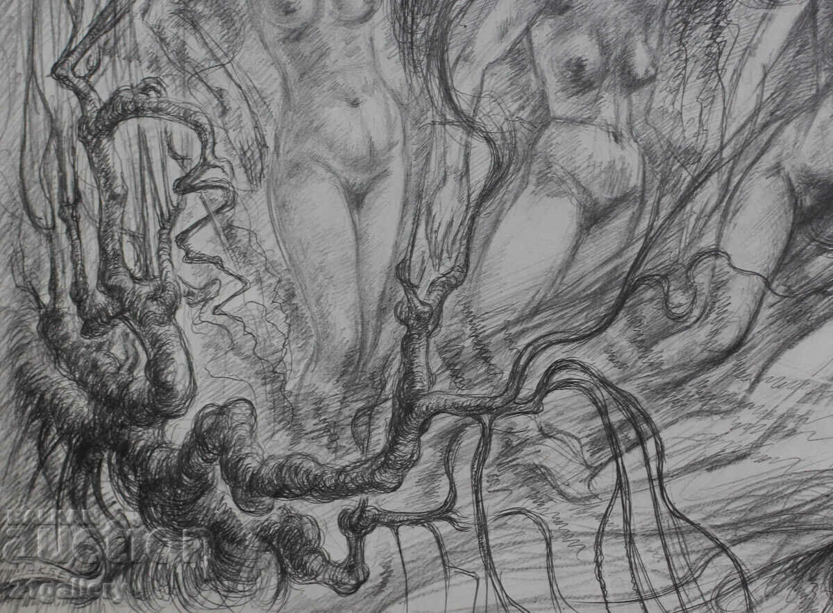 Auction Prof. Petar Chuhovski (1922-1995) Lithograph 1978 Auction Prof. Petar Chuhovski (1922-1995) Lithograph 1978