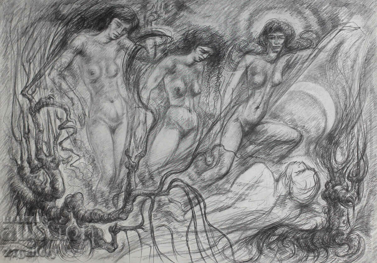 Prof. Petar Chuhovski (1922-1995) Lithograph 1978 Prof. Petar Chuhovski (1922-1995) Lithograph 1978