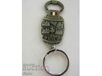 Metal key ring from Sicily, Italy-1