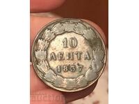 Grecia 10 Lepta 1837