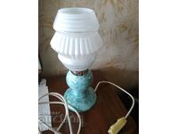 Night, table lamp made of porcelain