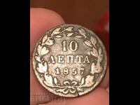 Greece 10 Lepta 1843