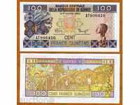 ZORBA AUKTIONS GUINEA 100 FRANCA 1998 UNC