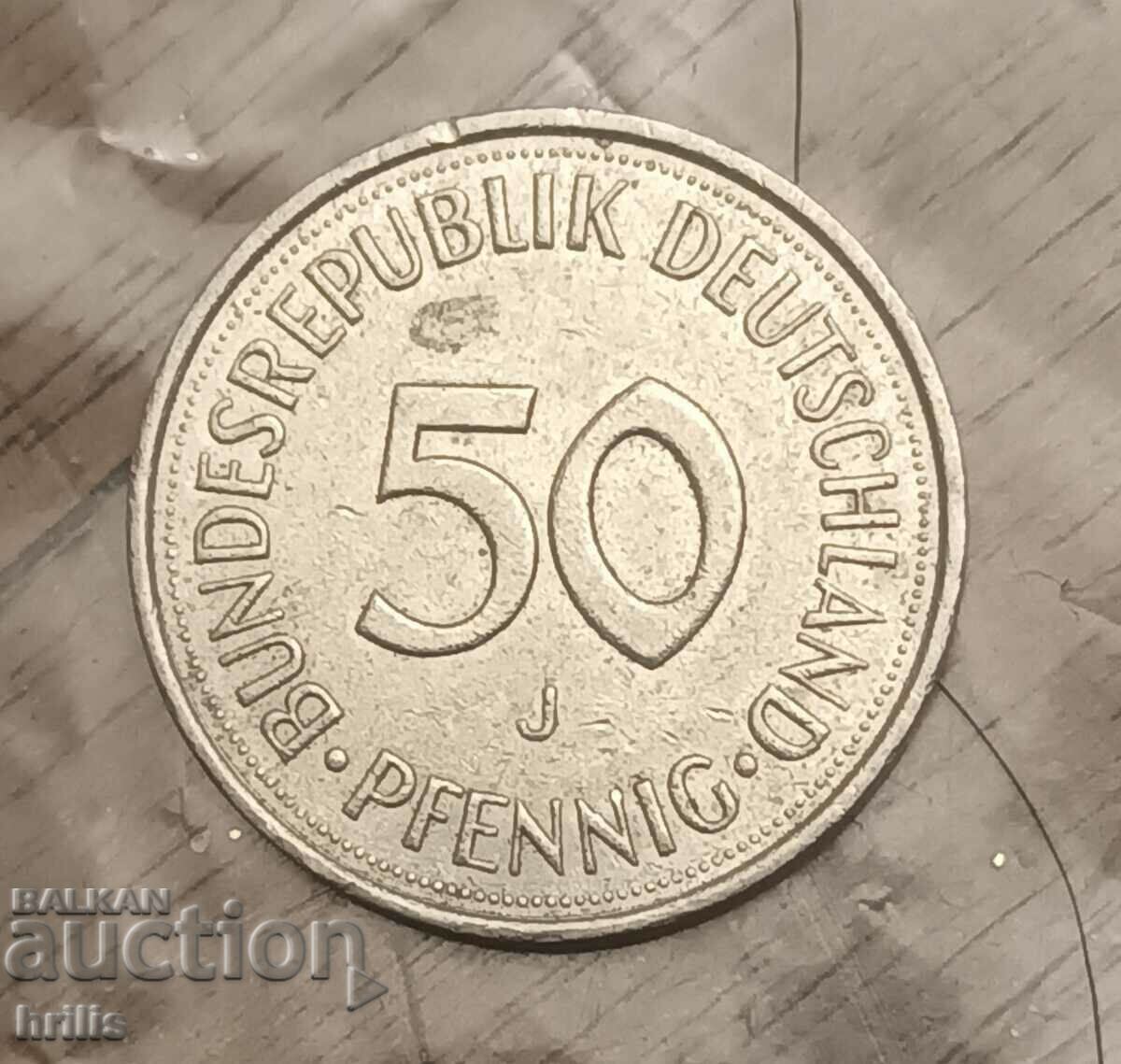 50 PFENNIG 1989 - GERMANY