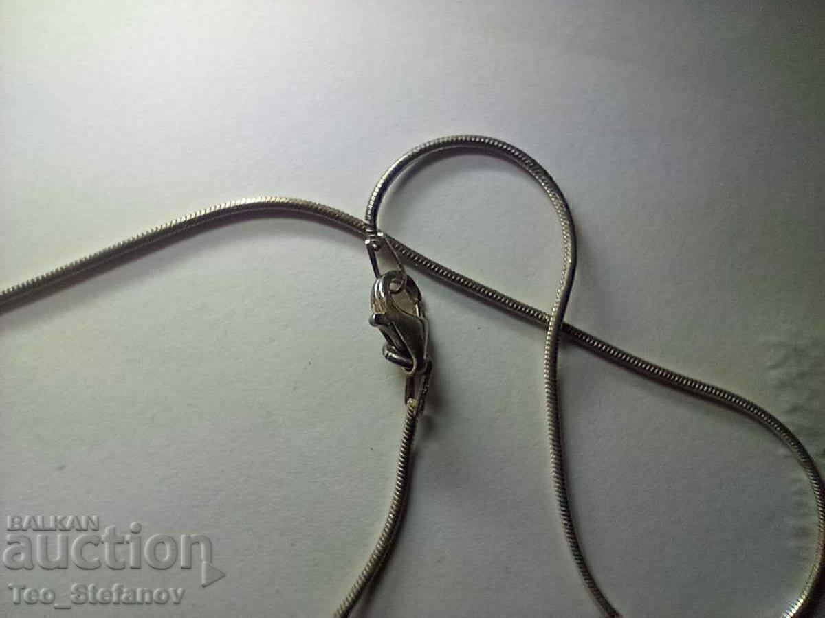 Auction  Designer silver necklace with larimar, 925 silver