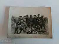 , SOLDIERS OLD MILITARY PHOTO PHOTOGRAPH BULGARIA