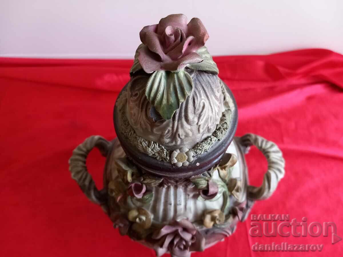 Bassano Unique Porcelain Dish, Urn, Vase with Lid Bassano with price 95.00 BGN | € 48.57 Bassano Unique Porcelain Dish, Urn, Vase with Lid Bassano with price 95.00 BGN | € 48.57