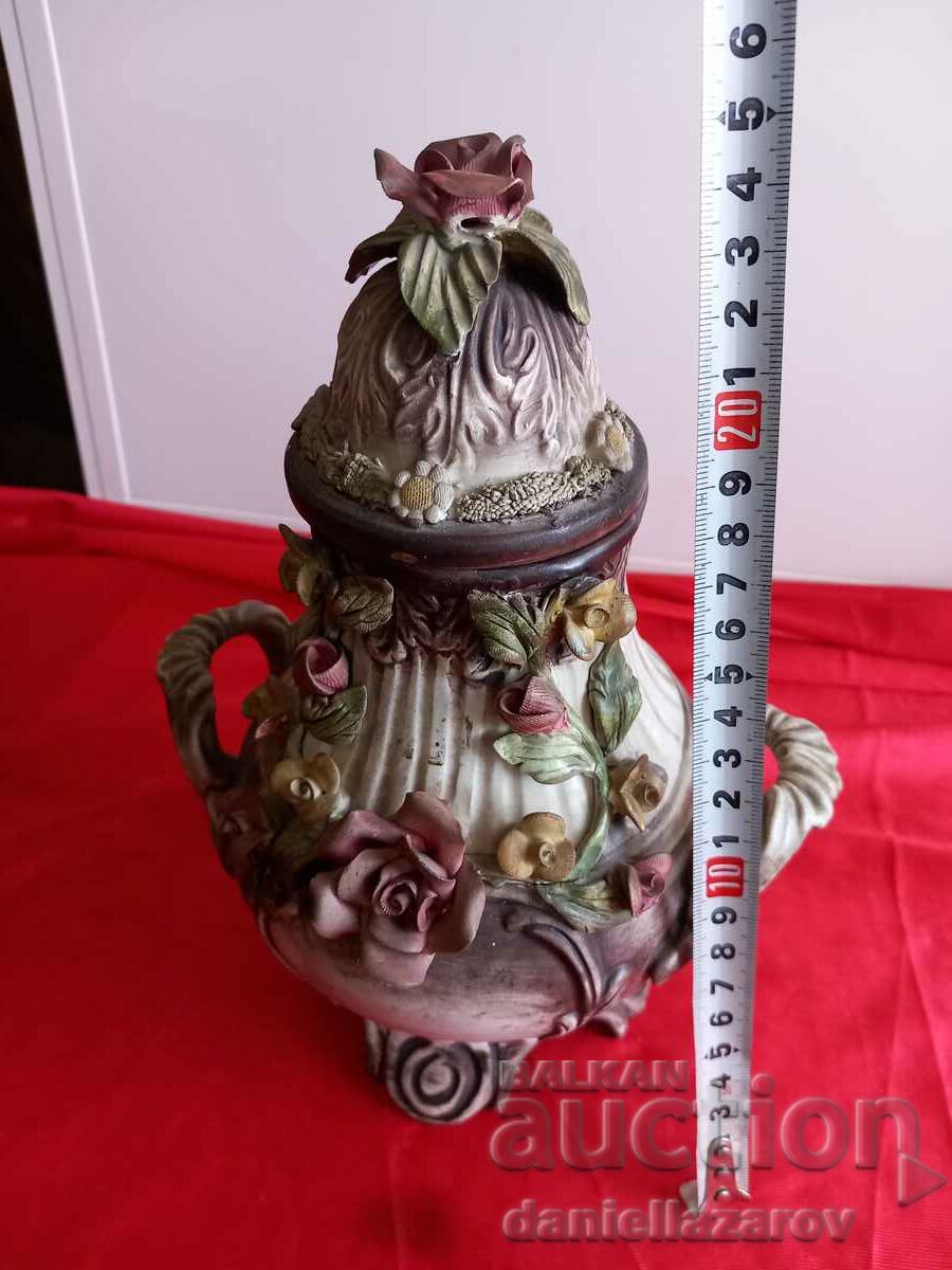 Bassano Unique Porcelain Dish, Urn, Vase with Lid Bassano - 7 Bassano Unique Porcelain Dish, Urn, Vase with Lid Bassano - 7