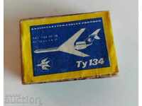 , SOC KIBRIT TU 134 BALKAN AIRLINE EMPTY BOX SOCA