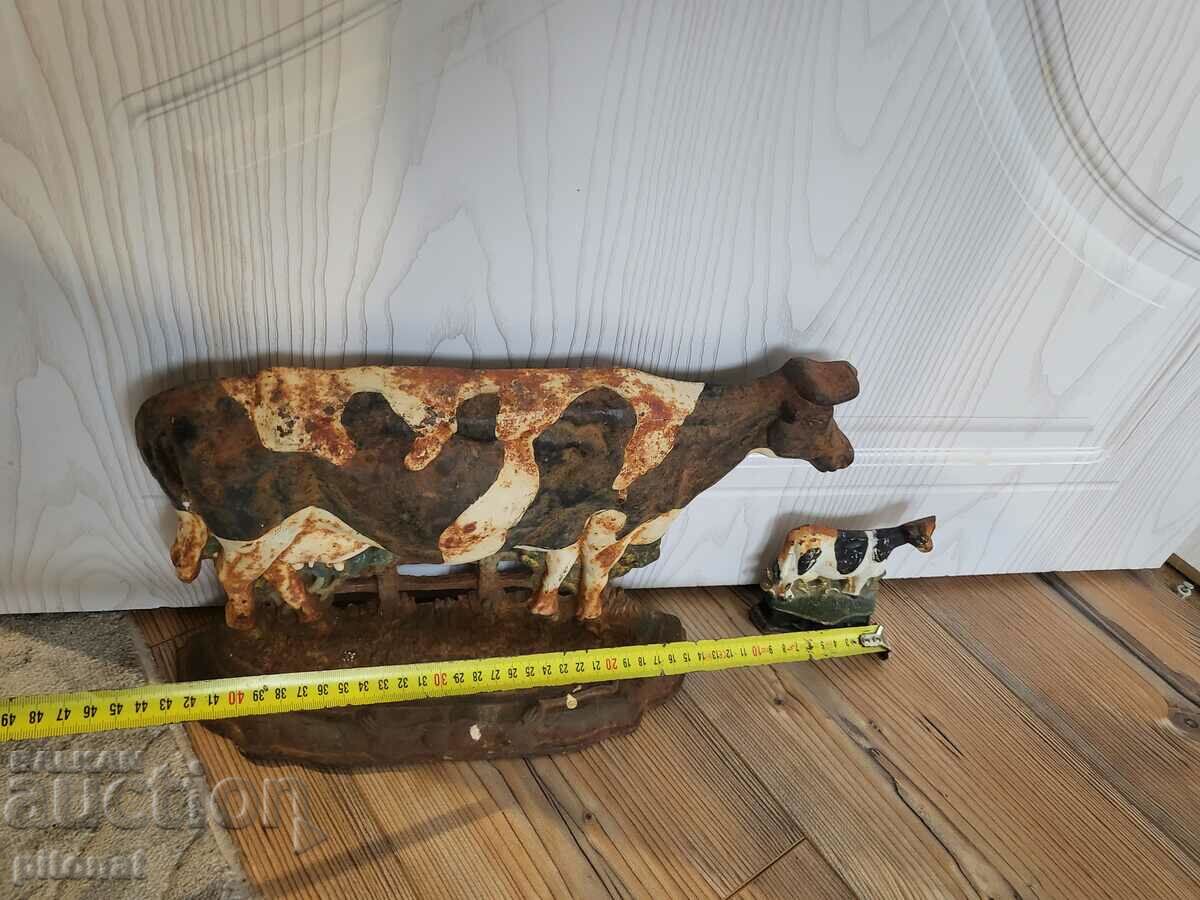 Lot of old cast iron door stoppers - 5 Lot of old cast iron door stoppers - 5