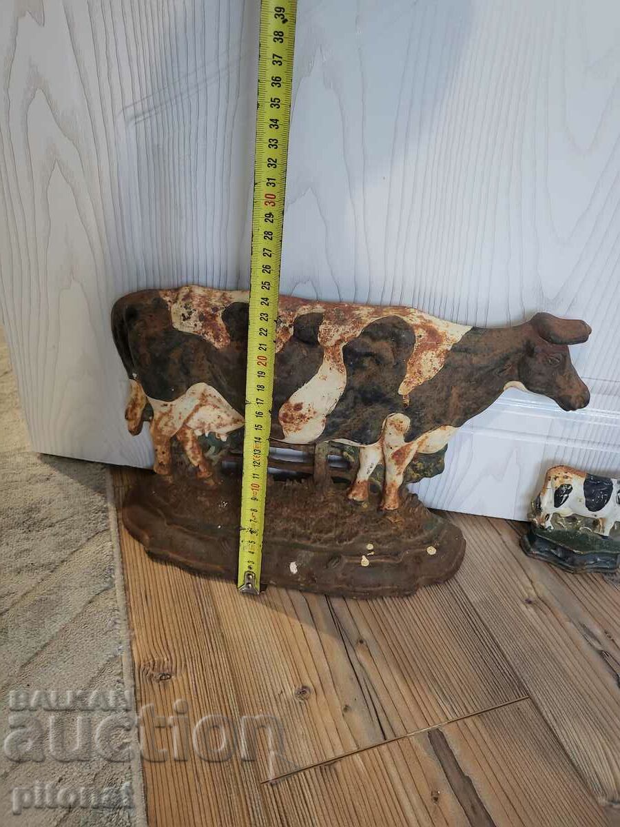 Lot of old cast iron door stoppers - 6 Lot of old cast iron door stoppers - 6