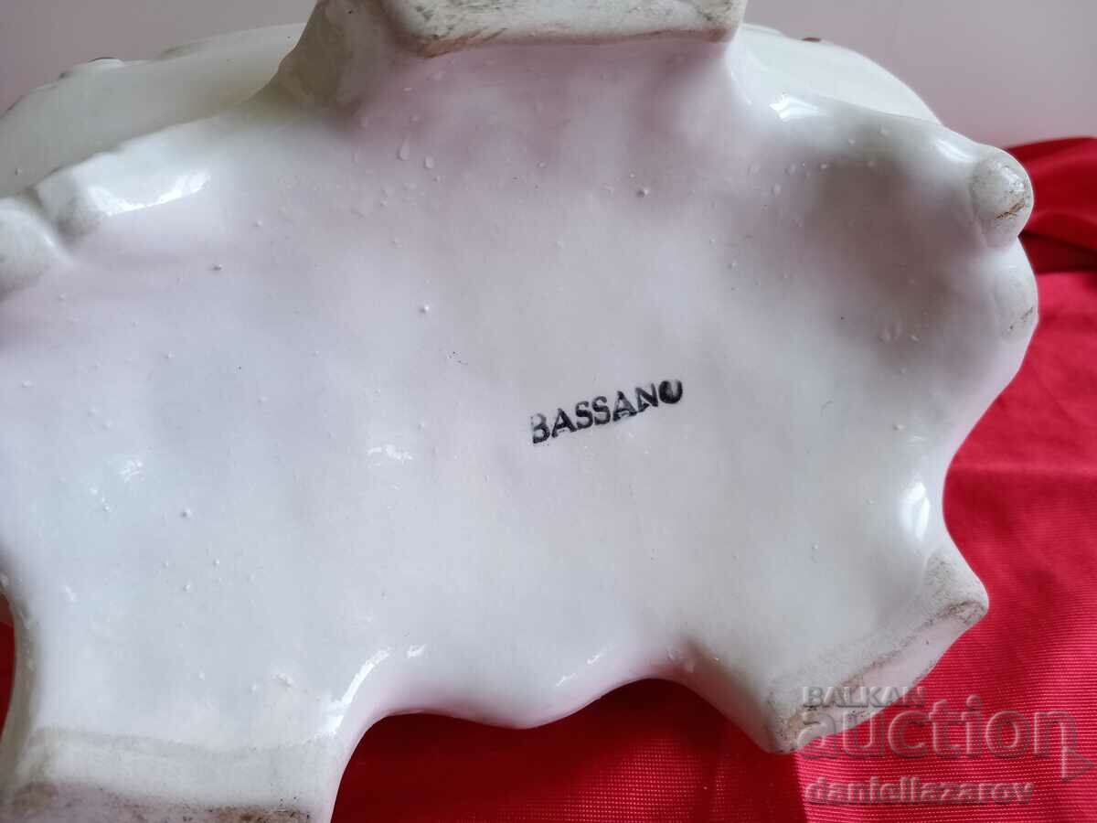 Bassano ,Италиански Порцеланов Съд , Терин, Басано - 5