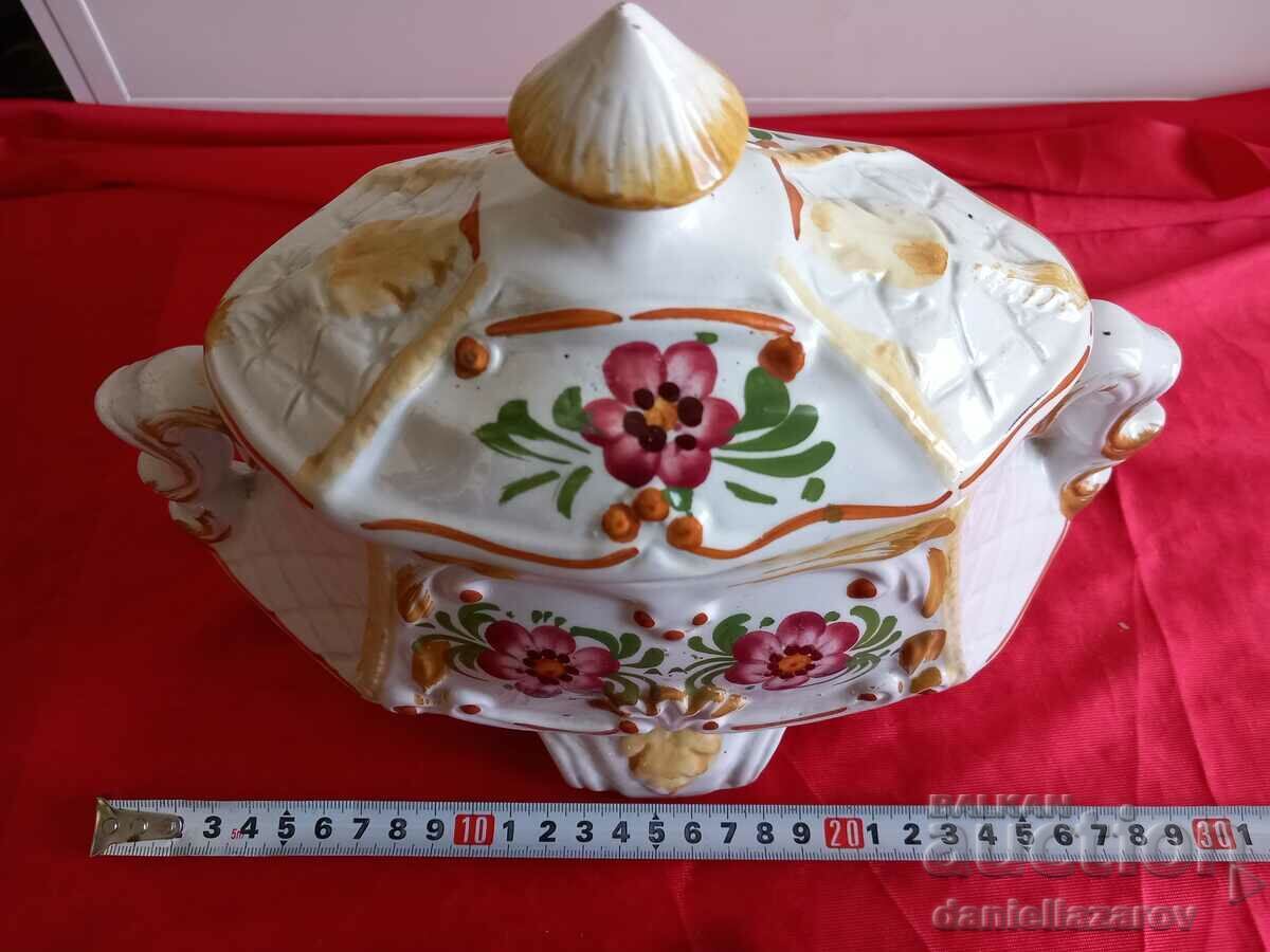 Bassano ,Италиански Порцеланов Съд , Терин, Басано - 6