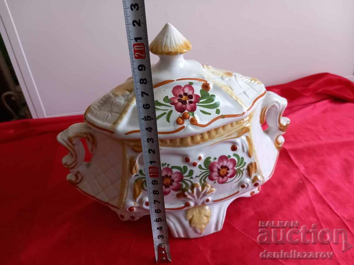 Bassano, Italian Porcelain Dish, Terrine, Bassano - 7 Bassano, Italian Porcelain Dish, Terrine, Bassano - 7