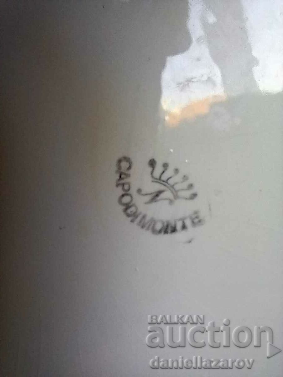 Capodimonte Capodimonte, Huge Embossed Porcelain Jug - 6 Capodimonte Capodimonte, Huge Embossed Porcelain Jug - 6