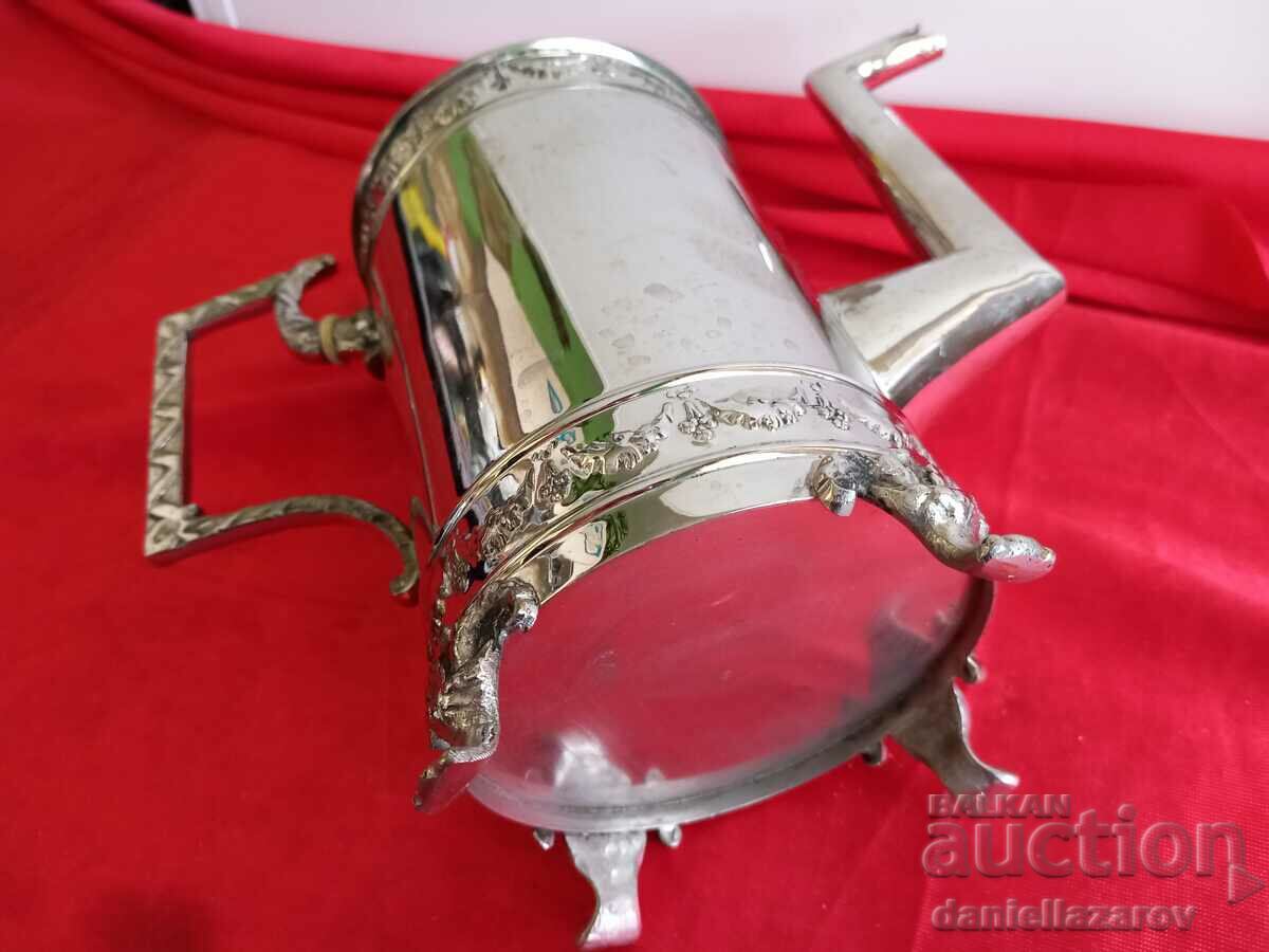 Urcior BAROC placat cu argint vechi, ceainic - 6 Urcior BAROC placat cu argint vechi, ceainic - 6