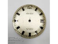 Rhodos Automatic 25 Jewels Wrist Watch Dial