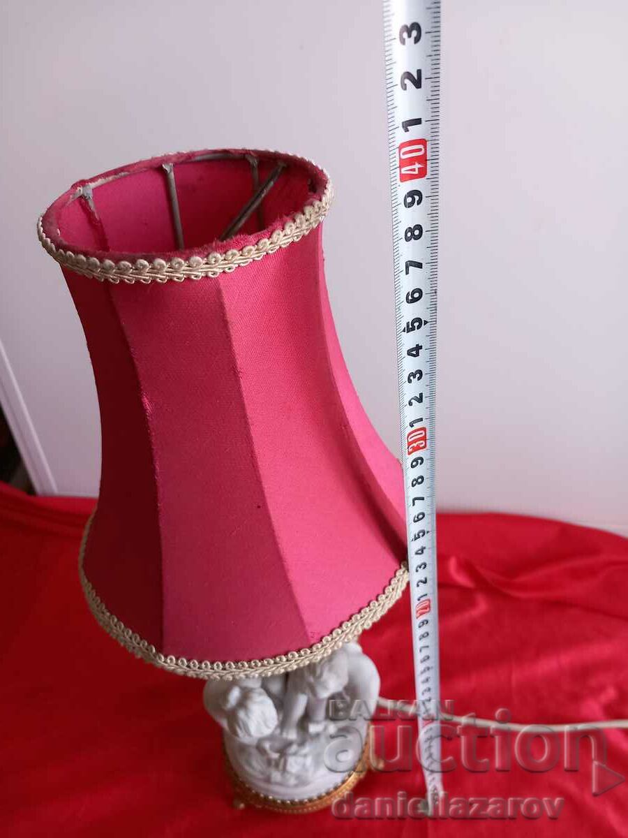 Unterweissbach Old Table Lamp, Cherubs, Angels - 6 Unterweissbach Old Table Lamp, Cherubs, Angels - 6