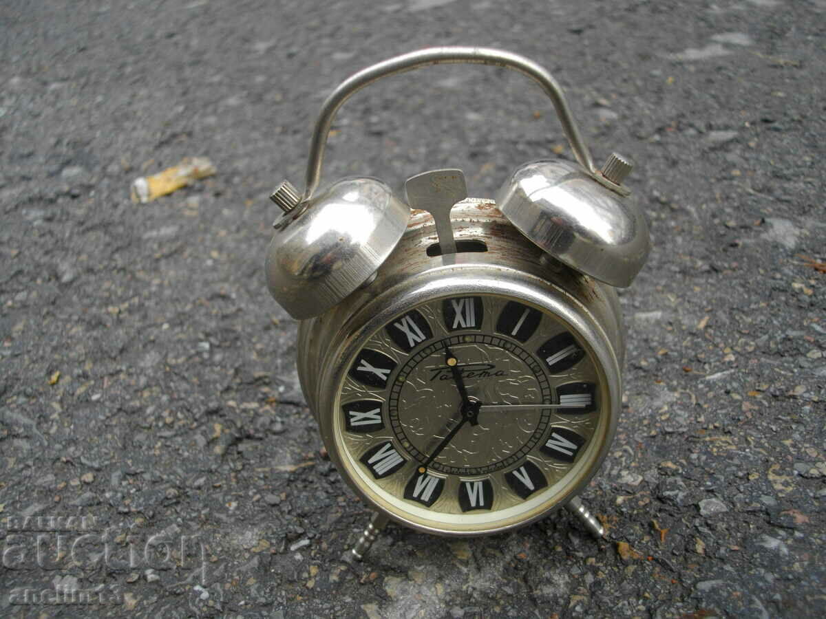 COLLECTIBLE MINI ALARM CLOCK ROCKET RAKETA