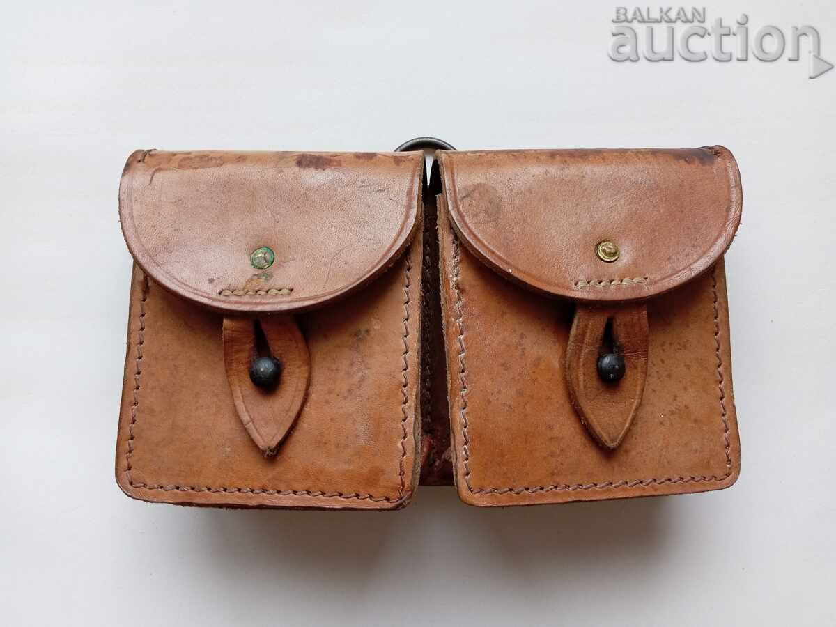 WW1 WW1 Mannlicher Carcano Rifle Leather Ammo Flap