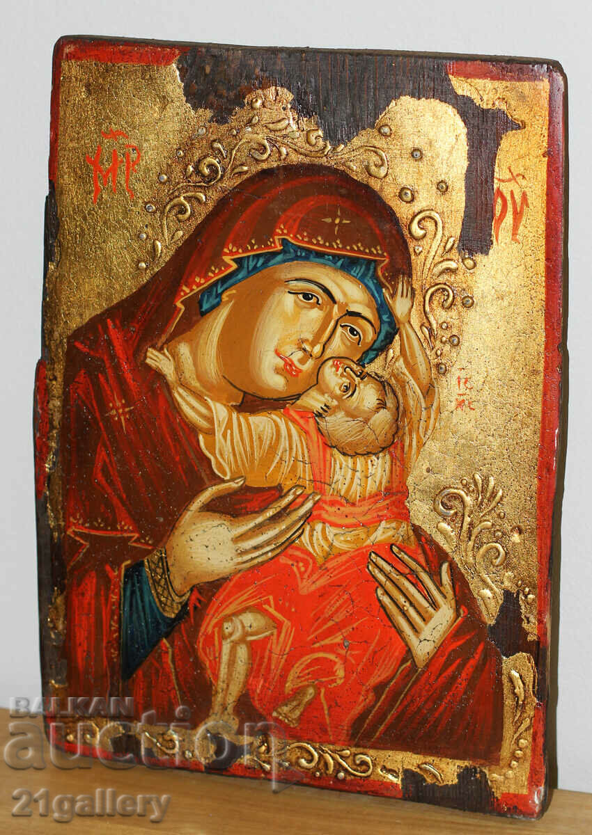 Auction Contemporary icon of the Holy Mother of God with the Child Auction Contemporary icon of the Holy Mother of God with the Child
