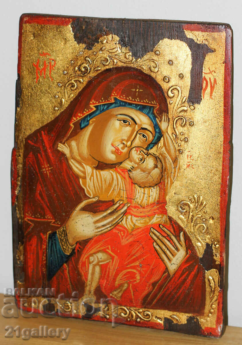 Contemporary icon of the Holy Mother of God with the Child Contemporary icon of the Holy Mother of God with the Child