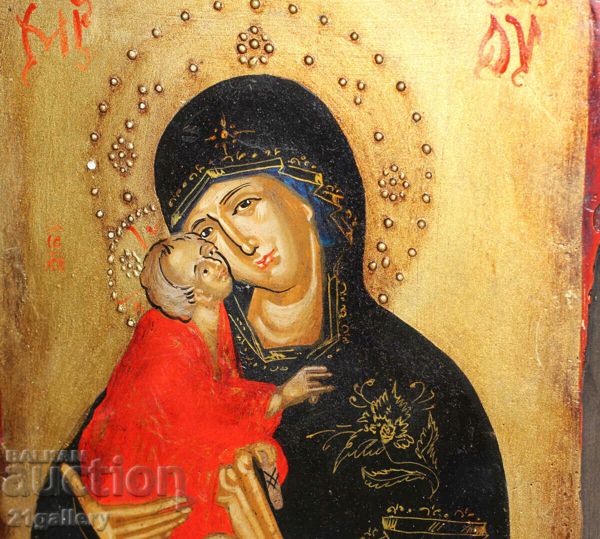 Съвременна икона Света Богородица с Младенеца - 5 Съвременна икона Света Богородица с Младенеца - 5