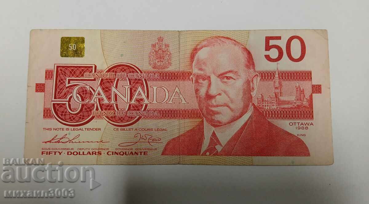 50 DOLARI 1988 CANADA - (VF)