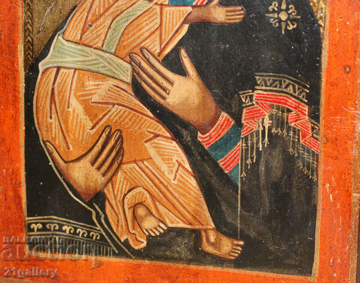 Hand-painted icon of the Holy Mother of God with the Child - 6 Hand-painted icon of the Holy Mother of God with the Child - 6
