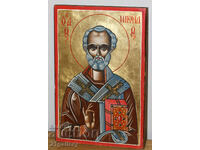 A modern icon of Saint Nicholas the Wonderworker